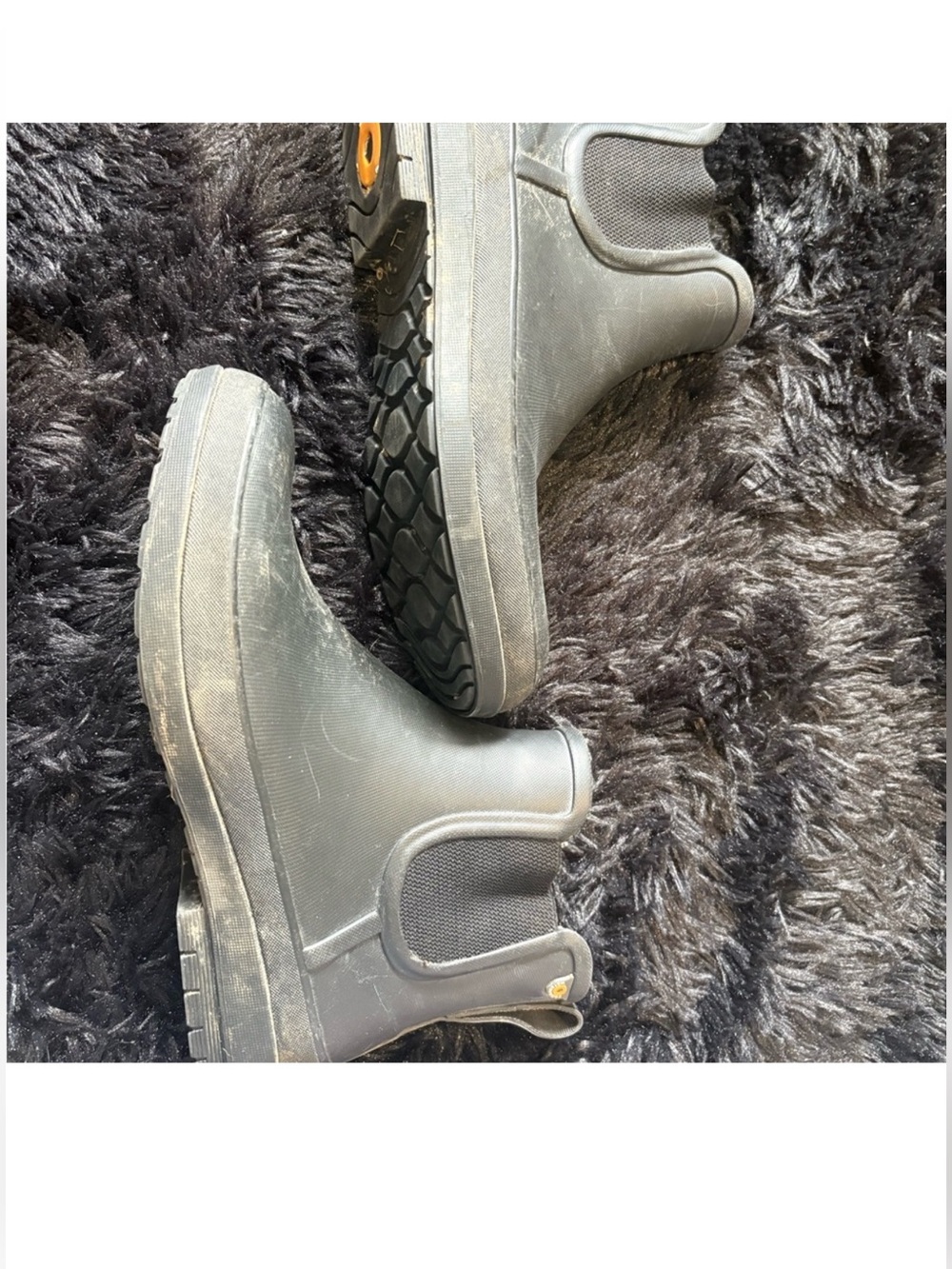 Bogs Black Fuzzy-Lined Waterproof Boots